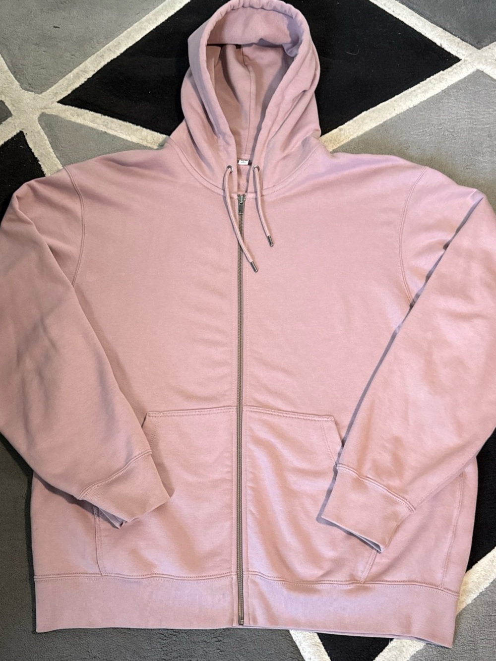 Pink Uniqlo zip up hoodie